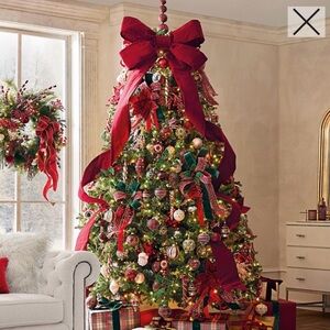 Frontgate Velvet Christmas Tree Bow